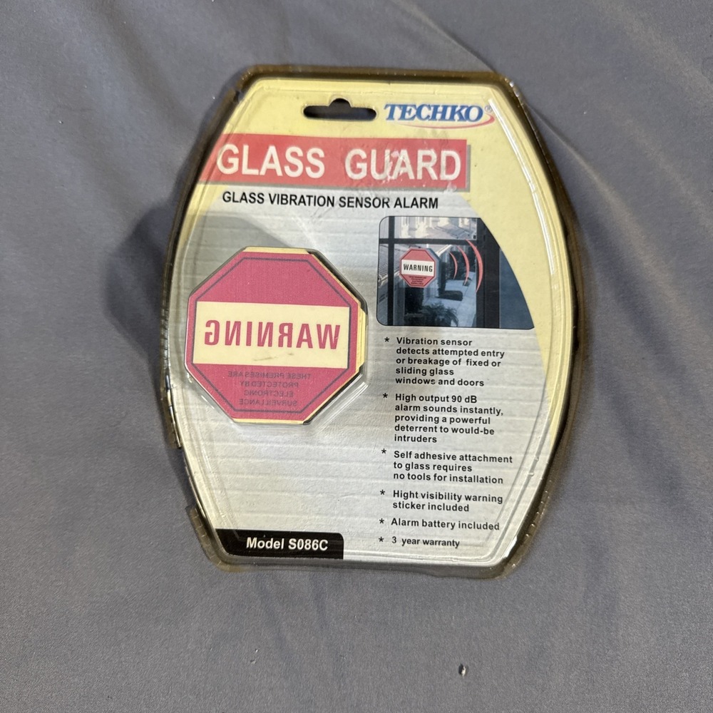 Telko‎ S086N Glass Break/Sensor Alarm Guard Vibration Sensor Device